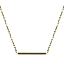 Load image into Gallery viewer, 9K Yellow Gold Round Bar Pendant Necklace - Pobjoy Diamonds