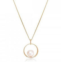 Load image into Gallery viewer, Cultured Akoya Sea Pearl &amp; 18K Gold Pendant Necklace - Pobjoy Diamonds