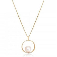 Load image into Gallery viewer, Cultured Akoya Sea Pearl &amp; 18K Gold Pendant Necklace - Pobjoy Diamonds