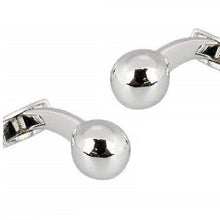 Load image into Gallery viewer, Sterling Silver Large Ball Cufflinks - Pobjoy Diamonds