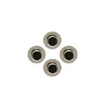 Load image into Gallery viewer, Black Round Rhodium Dress Studs - Pobjoy Diamonds