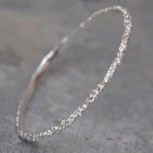 Load image into Gallery viewer, Handmade Rugged Silver Bracelet - Pobjoy Diamonds