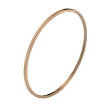 Load image into Gallery viewer, 9K Rose Gold Solid Square Edge Ladies Bangle - Pobjoy Diamonds