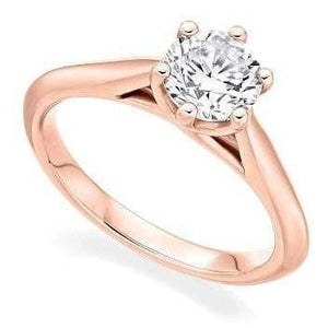 Platinum 10.00 Carat Lab Grown Round Brilliant Cut Diamond Ring E/VS1