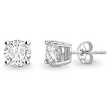 Load image into Gallery viewer, 18K Gold 1.40 Carat Lab Grown Diamond Stud Earrings - G/VS1 - Pobjoy Diamonds