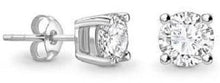 Load image into Gallery viewer, 18K Gold 1.40 Carat Lab Grown Diamond Stud Earrings - G/VS1 - Pobjoy Diamonds