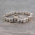 Gender Free Sterling Silver Handmade Bike Chain Bracelet