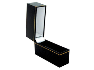 Silver Gents Textured Tie Slide