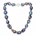 Large Black Freshwater Pearl Necklace - Pobjoy Diamonds