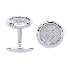 Load image into Gallery viewer, Sterling Silver Button Cufflinks - Pobjoy Diamonds