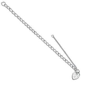 Child's SIlver Padlock Bracelet - Pobjoy Diamonds