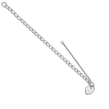 Child's SIlver Padlock Bracelet - Pobjoy Diamonds