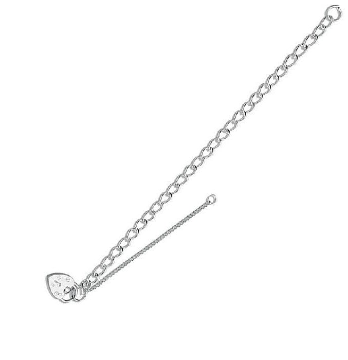 Child's SIlver Padlock Bracelet - Pobjoy Diamonds
