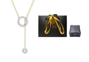 9K Yellow Gold & Diamond Circle Of Life Necklace-Pobjoy Diamonds
