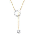 9K Yellow Gold & Diamond Circle Of Life Necklace