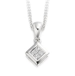 9K Gold Diamond Drop Pendant 0.15 CTW - Pobjoy Diamonds