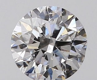 18K White/Yellow Gold 0.40 Carat Solitaire Diamond Stud Earrings H/Si1 - Pobjoy Diamonds