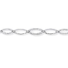 Load image into Gallery viewer, 9K  White Gold 0.50 Carat Diamond Bracelet - Pobjoy Diamonds