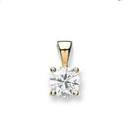 18K Yellow Gold Lab Diamond Necklace 1.20 Carat - Pobjoy Diamonds