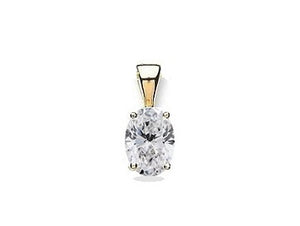 Trento Oval Diamond Pendant Setting