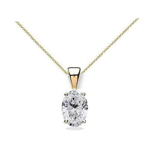 Trento Oval Diamond Pendant Setting