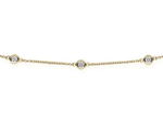 Yard of Diamonds 18K Yellow Gold  Necklace - 2.00 Carat-Pobjoy Diamonds