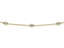 Load image into Gallery viewer, Yard of Diamonds 18K Yellow Gold  Necklace - 2.00 Carat-Pobjoy Diamonds