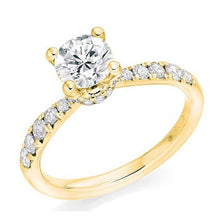 Load image into Gallery viewer, Hidden Lab Grown Diamond Halo Engagement Ring 1.95 Carats