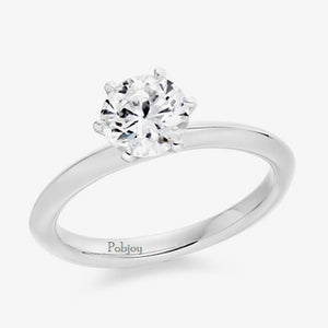 Lab Grown Diamond Tiffany-Style Solitaire Ring