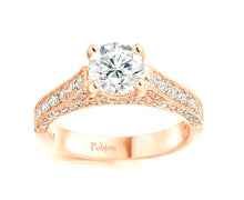Load image into Gallery viewer, 1.80 Carat Diamond Hidden Halo &amp; Shoulders Engagement Ring