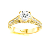 Load image into Gallery viewer, 1.80 Carat Diamond Hidden Halo &amp; Shoulders Engagement Ring
