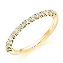Load image into Gallery viewer, Bar Set Diamond Half Eternity Ring 0.25 Carat - Pobjoy Diamonds