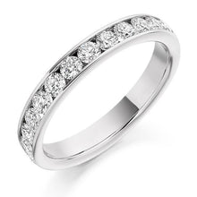 Load image into Gallery viewer, Channel Set Diamond Half Eternity 0.75 Carat - Pobjoy Diamonds