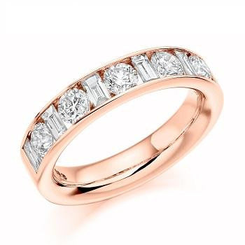 Channel Set Mixed Cut Diamond Full Eternity 3.00 Carat - Pobjoy Diamonds