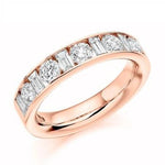 Channel Set Mixed Cut Diamond Full Eternity 3.00 Carat - Pobjoy Diamonds
