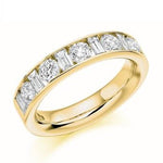 Channel Set Mixed Cut Diamond Full Eternity 3.00 Carat - Pobjoy Diamonds