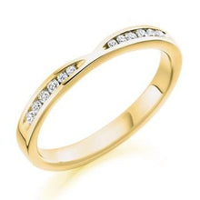 Load image into Gallery viewer, Channel Set Cutaway Diamond Half Eternity 0.18 Carat - Pobjoy Diamonds
