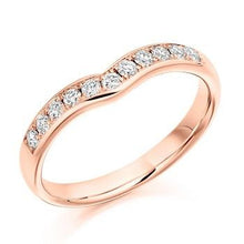 Load image into Gallery viewer, Channel Set Shaped Diamond Half Eternity 0.30 Carat - Pobjoy Diamonds