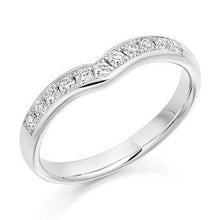 Load image into Gallery viewer, Channel Set Shaped Diamond Half Eternity 0.30 Carat - Pobjoy Diamonds