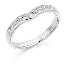 Load image into Gallery viewer, Channel Set Shaped Diamond Half Eternity 0.30 Carat - Pobjoy Diamonds
