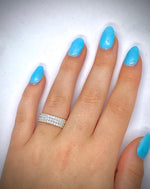 950 Palladium 3.10 CTW Diamond Full Eternity Ring - Pobjoy Diamonds