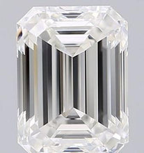 Load image into Gallery viewer, 950 Palladium Emerald &amp; Round Cut 1.45 CTW Diamond Engagement Ring - F/VS - Pobjoy Diamonds