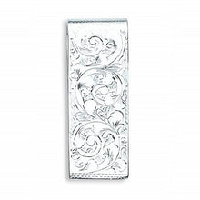 Load image into Gallery viewer, Sterling Silver Engraved Money Clip - Pobjoy Diamonds