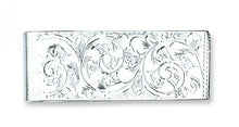 Load image into Gallery viewer, Sterling Silver Engraved Money Clip - Pobjoy Diamonds