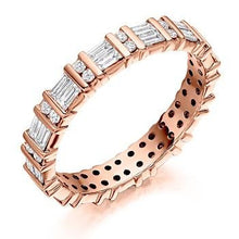 Load image into Gallery viewer, Bar Set Mixed Cut Diamond Full Eternity 1.00 Carat - Pobjoy Diamonds