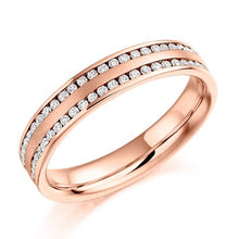 Load image into Gallery viewer, Twin Row Channel Set Diamond Full Eternity 0.55 Carat - Pobjoy Diamonds