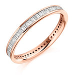 Channel Set Baguette Cut Diamond Full Eternity 0.75 Carat - Pobjoy Diamonds