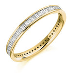 Channel Set Baguette Cut Diamond Full Eternity 0.75 Carat - Pobjoy Diamonds