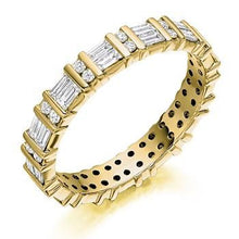 Load image into Gallery viewer, Bar Set Mixed Cut Diamond Full Eternity 1.00 Carat - Pobjoy Diamonds