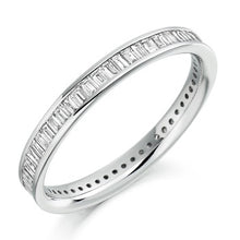 Load image into Gallery viewer, Channel Set Baguette Cut Diamond Full Eternity 1.05 Carat - Pobjoy Diamonds
